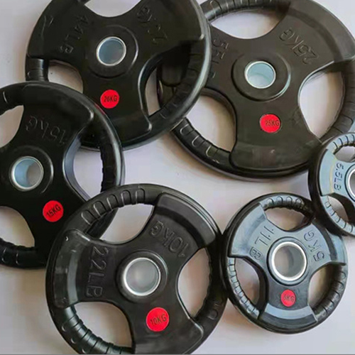 Plat barbell tiga lubang Plat barbell tiga lubang